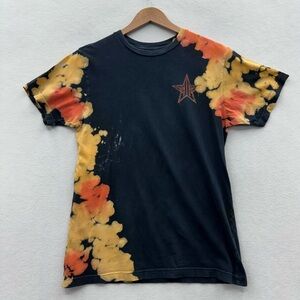 Jeffree Star Men's Medium 100% Cotton Logo T-Shirt Black Tie Dye